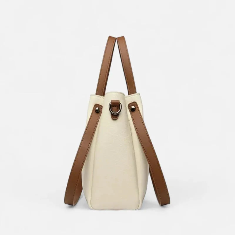 Sac à main seau double porté à bandoulière Clara