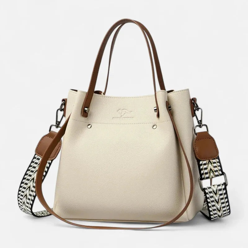 Sac à main seau double porté à bandoulière Clara