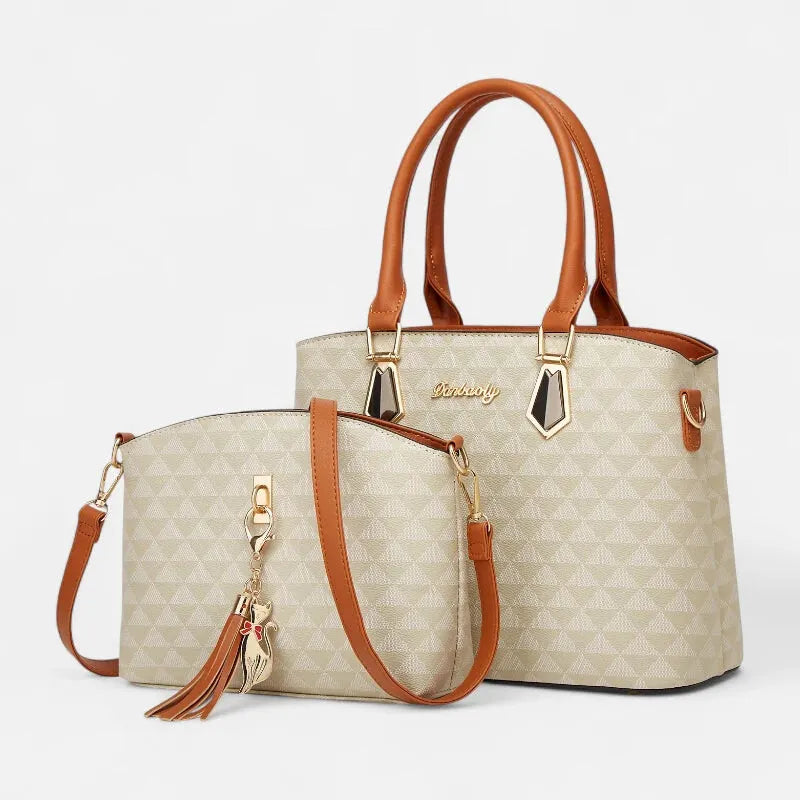 Ensemble sac à main et pochette bandoulière Clara