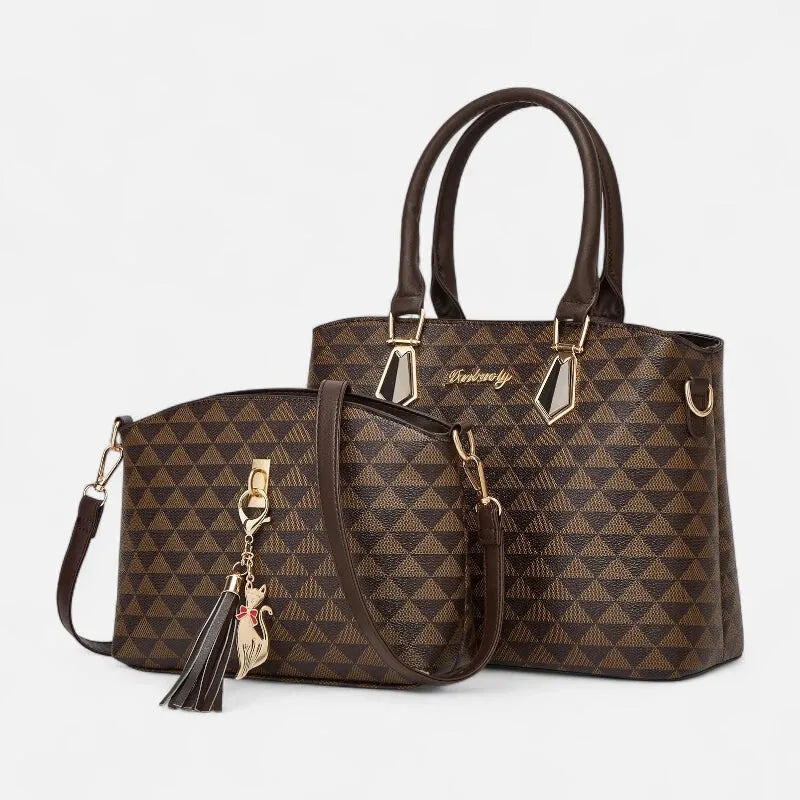 Ensemble sac à main et pochette bandoulière Clara