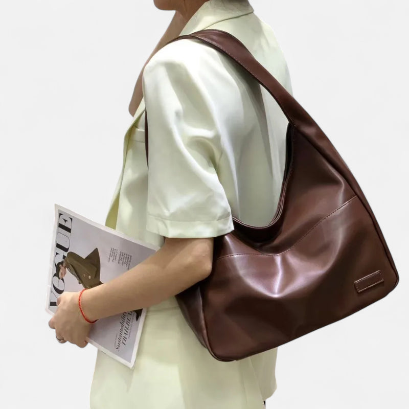 Grand sac à main de cours hobo Camille