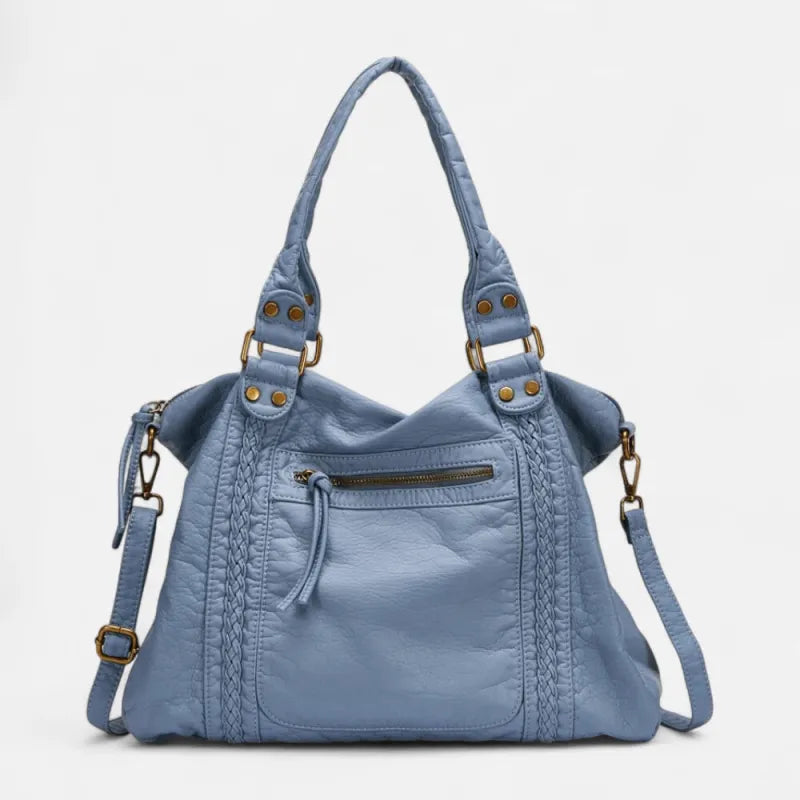 Grand sac à main de cours vintage à bandoulière Clara