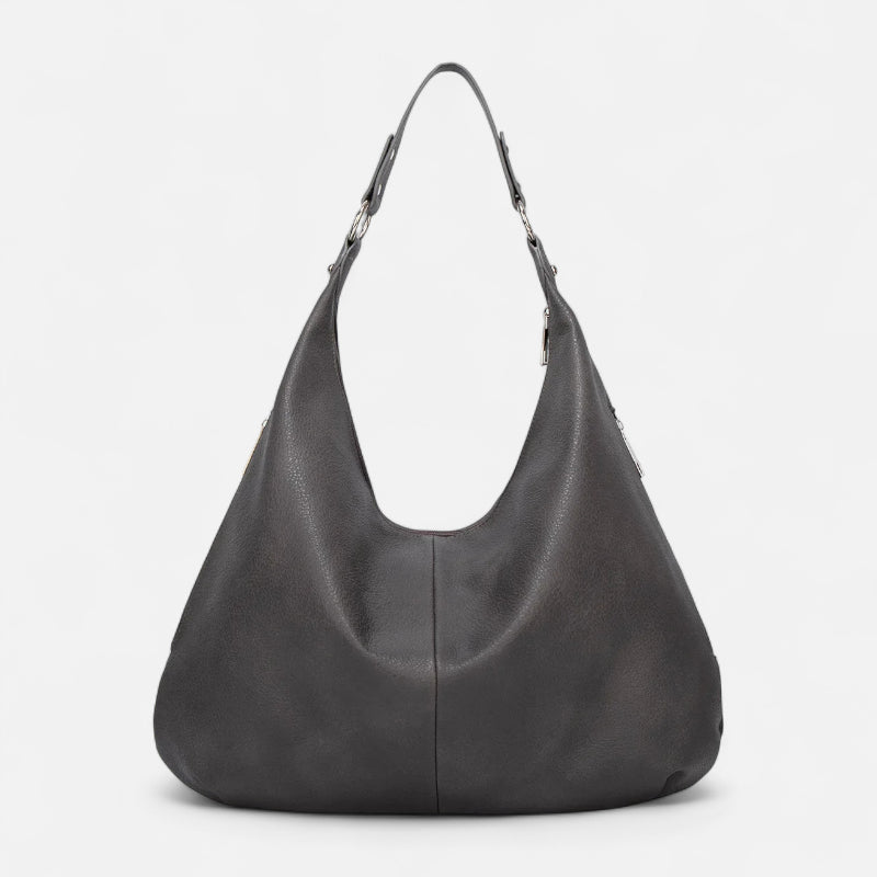 Grand sac à main hobo de cours souple Mila