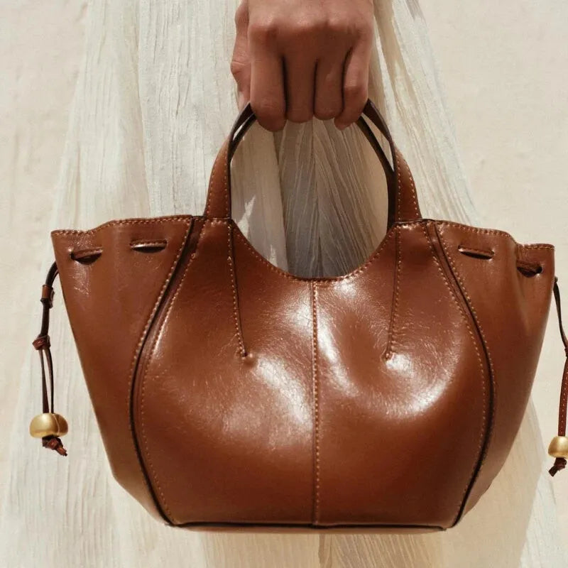 Petit sac à main cabas bandoulière Jade
