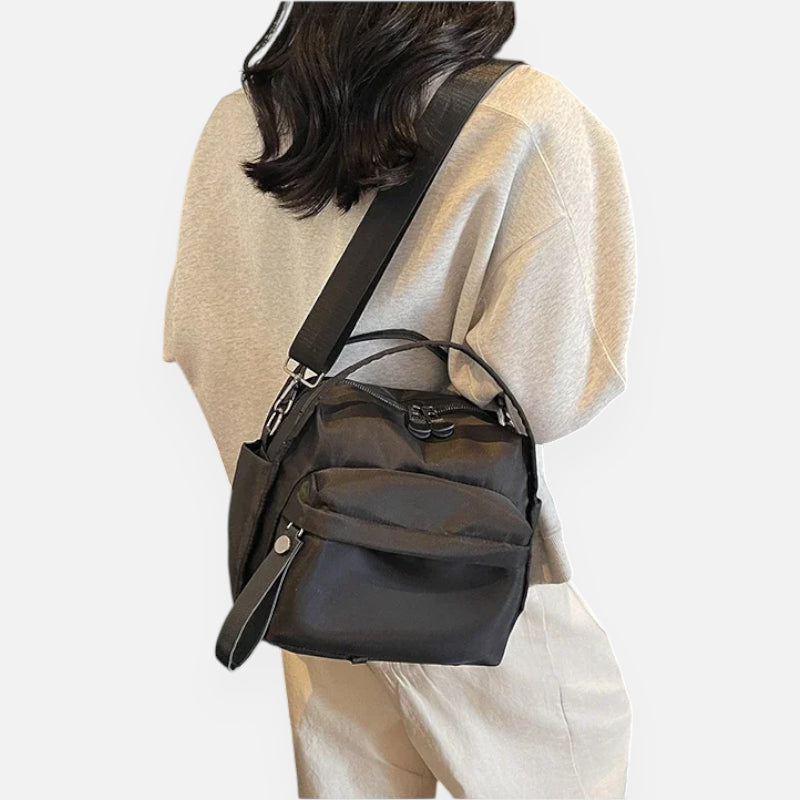 Sac à main bandoulière en nylon léger Léa