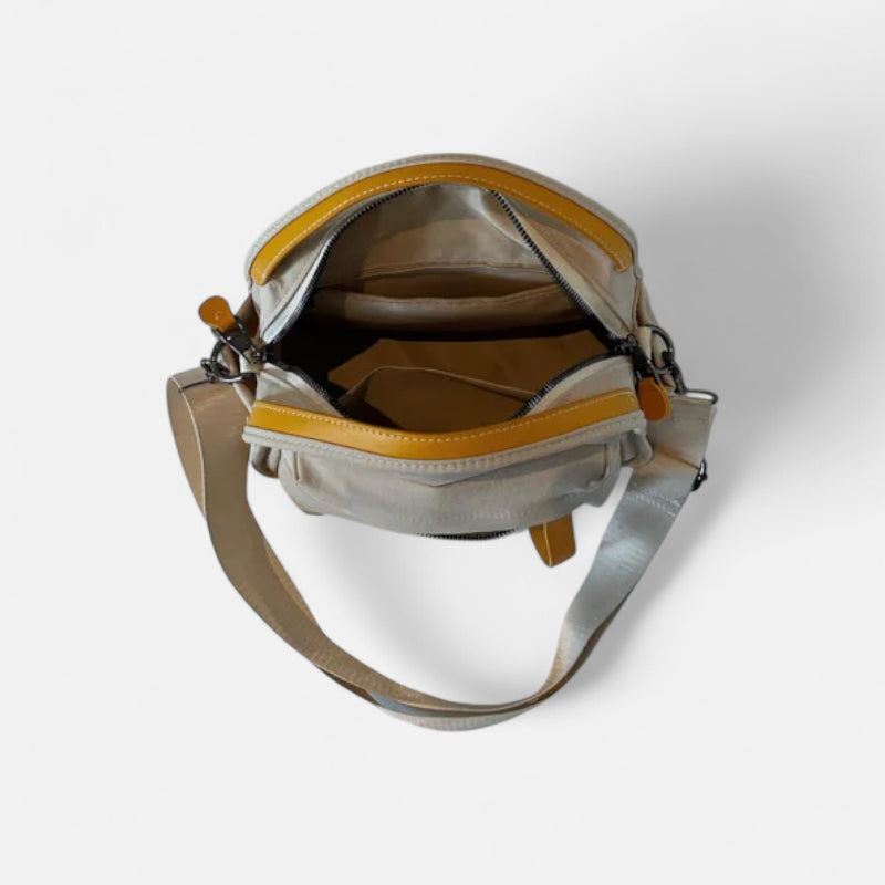 Sac à main bandoulière en nylon léger Léa