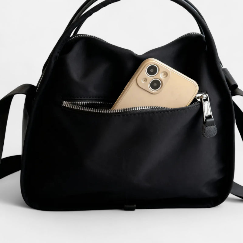 Sac à main bandoulière en nylon léger Léa