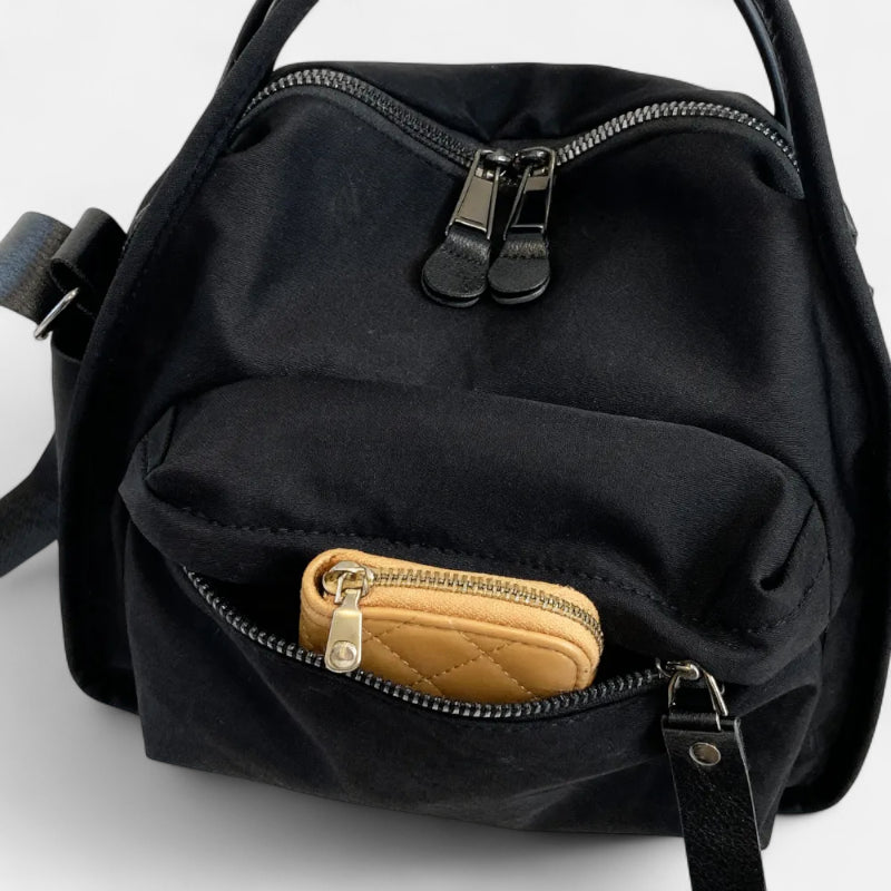 Sac à main bandoulière en nylon léger Léa