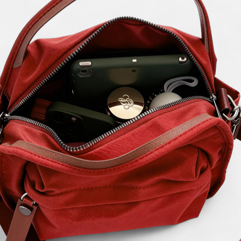 Sac à main bandoulière en nylon léger Léa