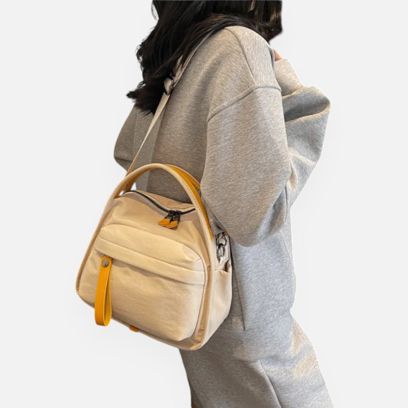 Sac à main bandoulière en nylon léger Léa