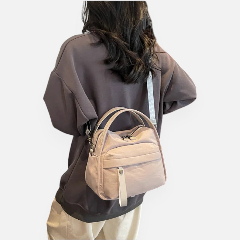 Sac à main bandoulière en nylon léger Léa