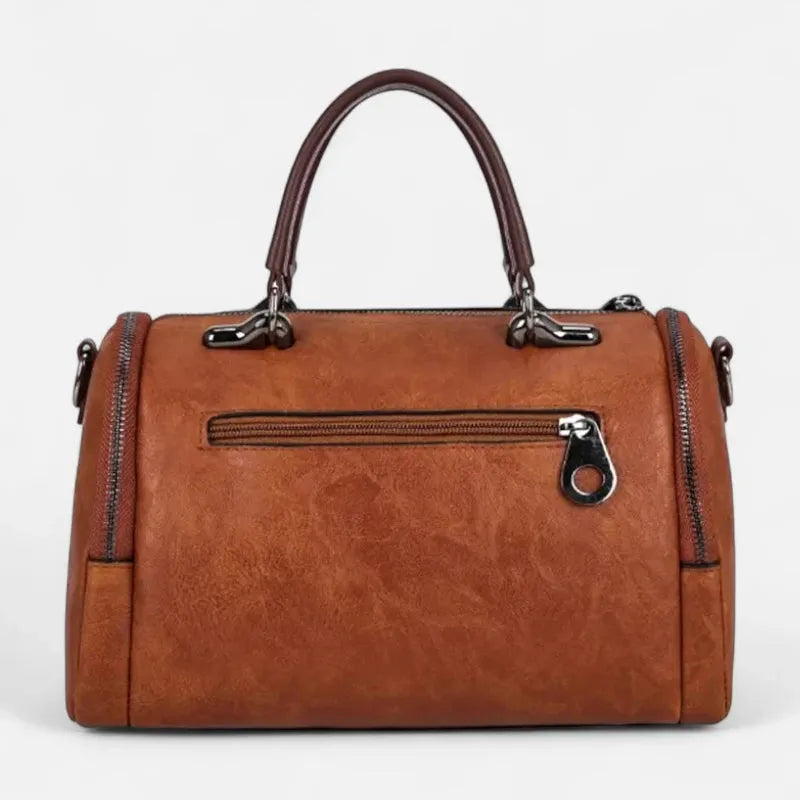 Sac à main bandoulière vintage multipoches à rabat Suzanne