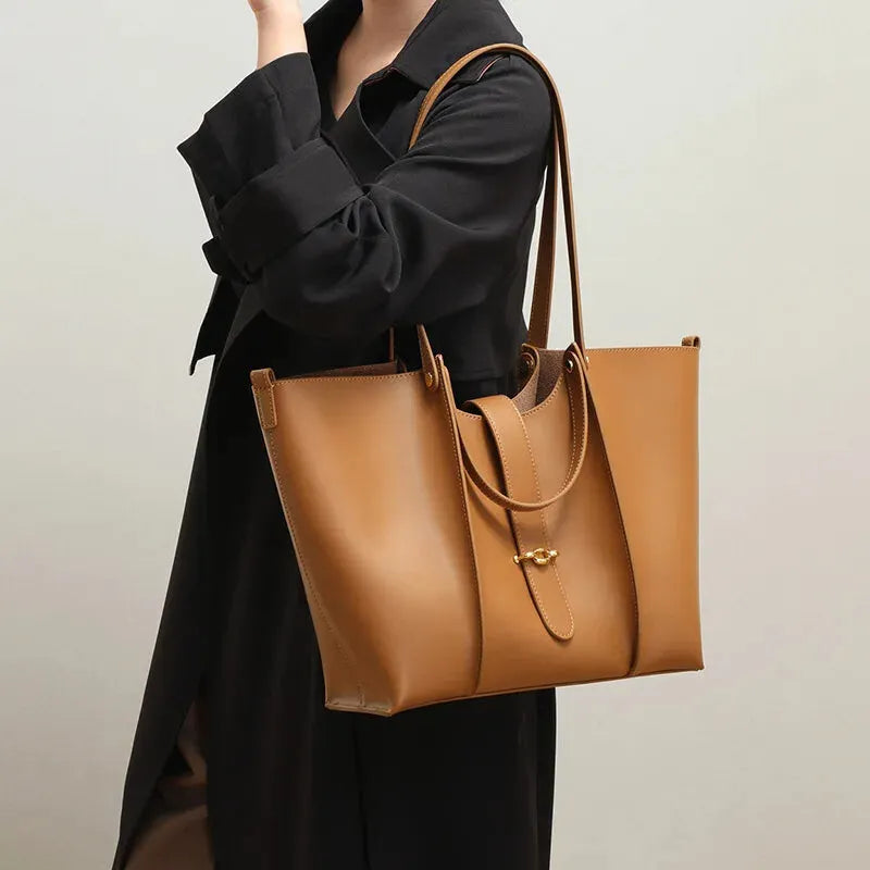 Sac à main cabas chic double porté Anaïs