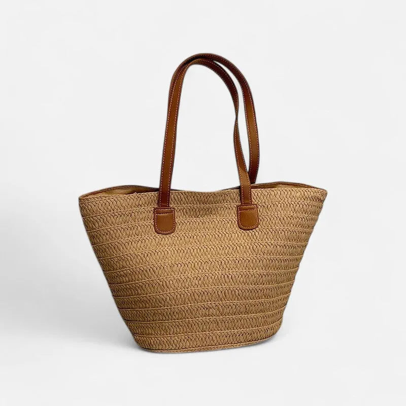 Sac à main cabas en paille Salomé