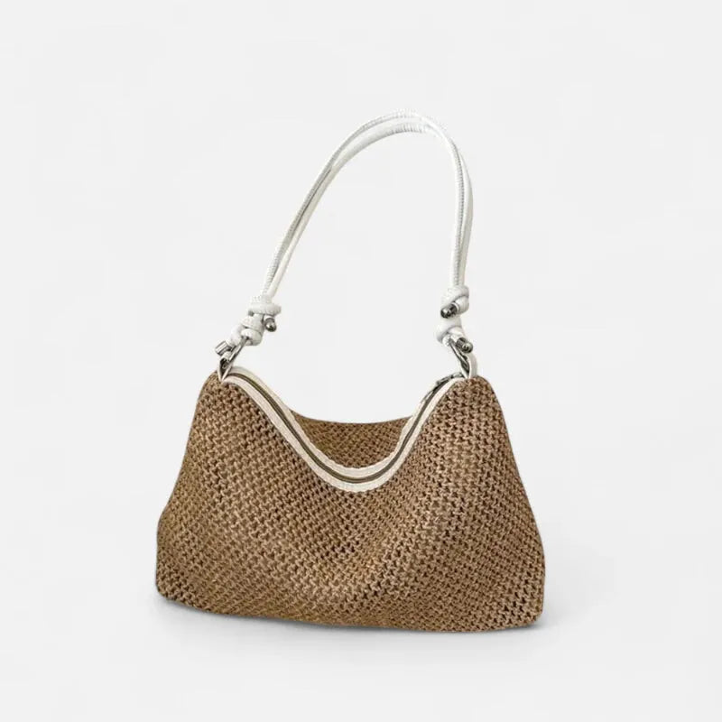 Sac à main hobo en paille Alia